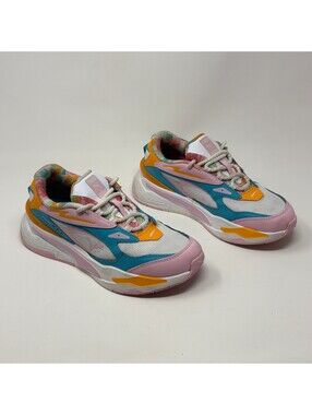 Puma RS-Fast Sneakers Kids Size 5C Puma Flower Aura Retro Sport 382594-01
